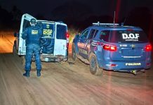 DOF apreende veículo carregado com pneus de origem estrangeira em Mundo Novo
