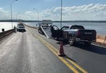 Ponte Ayrton Senna é interditada para perícia de tentativa de homicídio contra policial rodoviário
