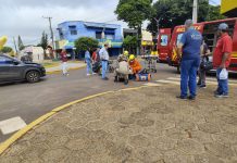 Menos de 24h acidente com moto elétrica em Caarapó