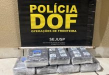 DOF apreende quase 10 quilos de haxixe entre Caarapó e Amambai