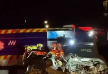 Colisão com caminhão mata duas pessoas na BR-163, entre Caarapó e Juti