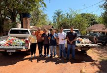 Associação de Velocross entrega cerca de 500 kg de alimentos arrecadados em evento