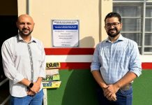 Vereadores de Caarapó participam de entrega da revitalização de creche